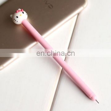 cheap 3D cartoon character rubber ball pen