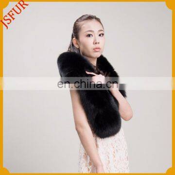 Whole skin warm 100% fox fur collar/trim/scarf