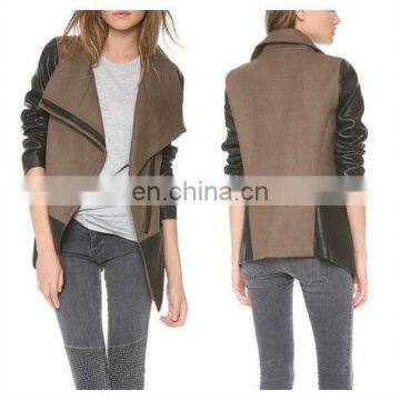 New arrival cheap sexy Leather women jackets