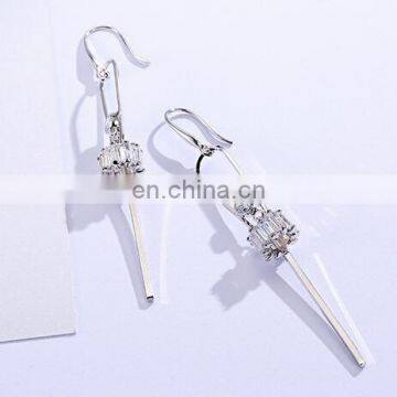 Creative Anti-allergic Inlay Zirconia Earrings Personalized Crystal Earrings photo-4