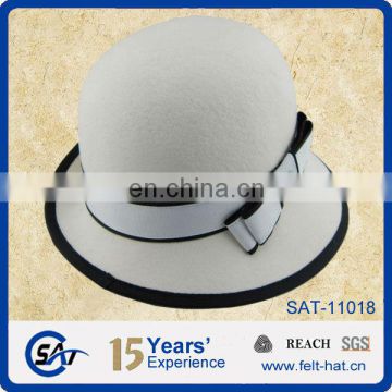 new winter women high quality woolen felt bucket hat