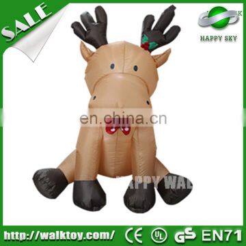 HI hot sale Christmas giant inflatable snowman decoration product, inflatable reindeer Christmas decoration