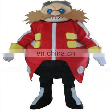 Customized design cartoon adult mascot costume dr.eggman