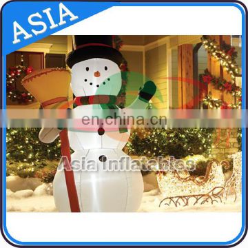 Lighting Inflatable Outdoor Snowman for Holidays