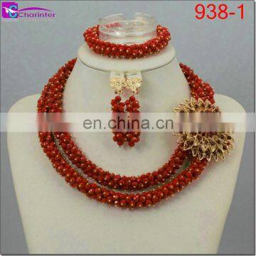 African Beads African Beads Jewelry Set Nigerian Wedding Coral Beads Jewelry Fashion Jewelry Set photo-5