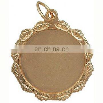 gold plated blank metal medal blanks