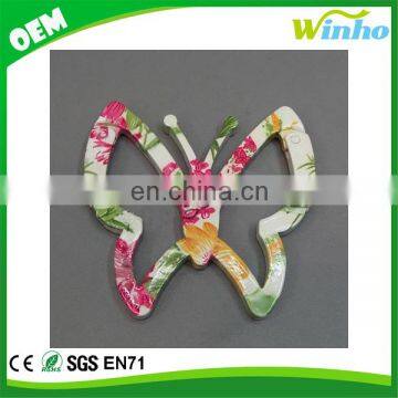 Winho Aluminum Carabiner Keyring butterfly shape printing