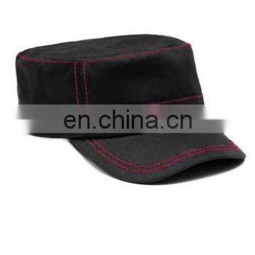 black blank army cap and hat