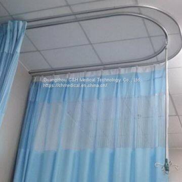 Polyester Material Fabric Cubicle Curtains and Tracks for Hospital Wards Patient Bed photo-2