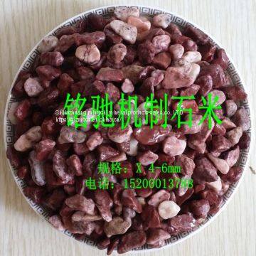 Colored gravel colored stone granules colored stones of attractive color for ornamental purposes