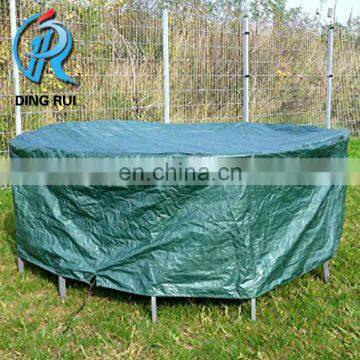 Hot Sale PE Waterproof Round Garden Furniture Cover