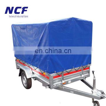 Silver Logo Printed Cheap Truck Tarpaulin Cover With Grommets