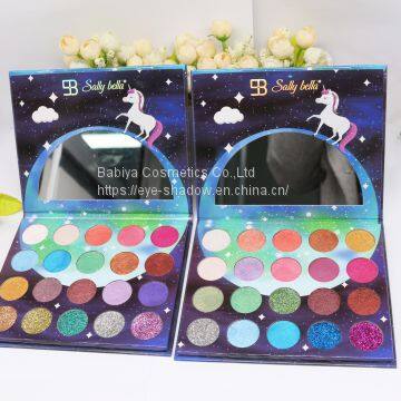 20 Colors Shimmer Eyeshadow Palette Waterproof Glitter Palette photo-5