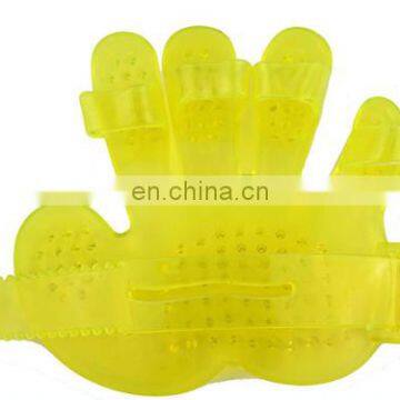 Transparent Pet Fur Remover Gloves Pets Hair Massage Brush Cat Soft Gloves Dog Hair Cleaning Gloves photo-4
