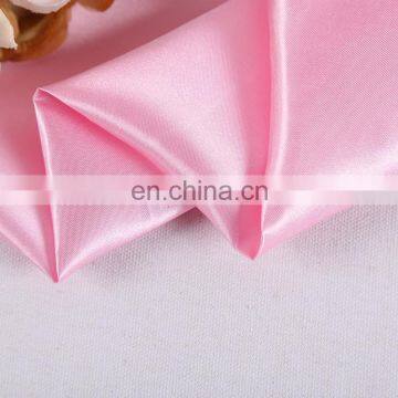 100% polyester woven 50D*75D shiny satin fabric for high quality dress