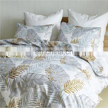 Luxury 100% Polyester Custom TWin Printed Floral Duvets Cover Set With Pillowcase photo-7