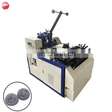 Double needle wire mesh knitting machine/mesh scourer making machine