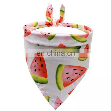 Fruits Series Printing Large Dog Triangle Bandanas for Pets photo-5