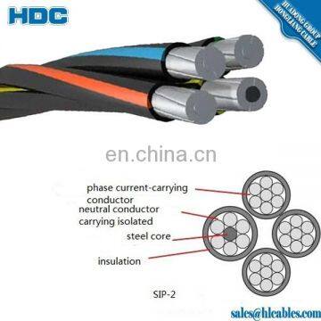GOST R 52373-2005 Standard SIP 2 Cable 3x50+54.6mm2 Aluminum Self Supporting Wire Core XLPE Insulation Insulated AAAC Neutral photo-4