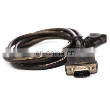 10M 20M 30M Price 9 Pin Female to 15 Pin Male Rs232 Female to Vga Male Cable Vga Cable photo-2