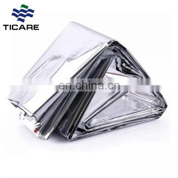 Silver Reusable Survival Space Thermal Disposable Emergency Rescue Blanket