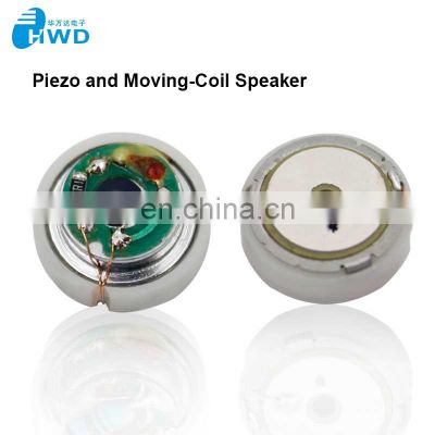 10mm Piezo and Moving-Coil earphone speaker driver unit 3mw 16ohm mylar speaker for earphone