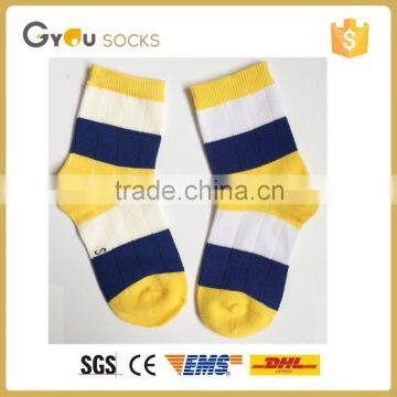 Comfortable and soft child casual cotton socks with stripes Wholesale