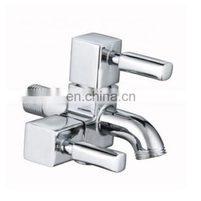 Two way using chrome washing machine wash basin zinc double water faucet