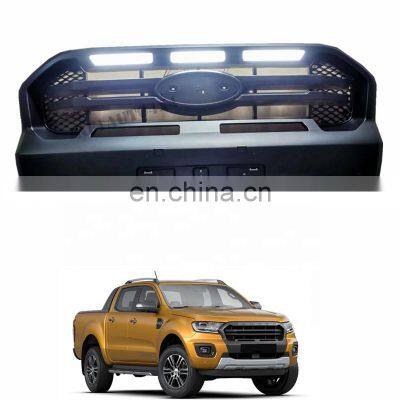 Replacement Parts Plastic Led Light Auto Front Grille Mesh Grill For RANGER T8 2018-2021 photo-3