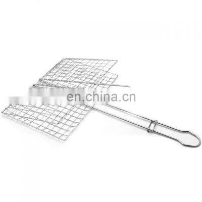 XINHAI Outdoor Barbecue Grill Wire Mesh Stainless Steel Multifunction Chicken BBQ Grill grates