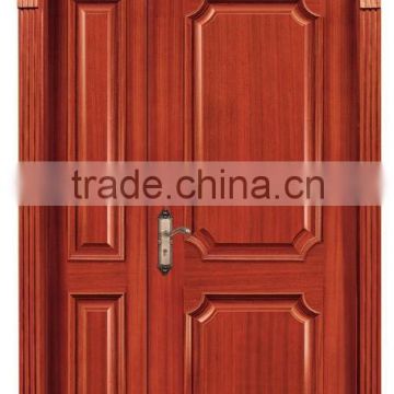 luxurious Europe style wooden double swing door