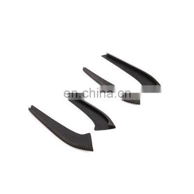 Carbon Fiber Front Bumper Vent Trims for Mercedes Benz AMG GT R 2016-2018 photo-3