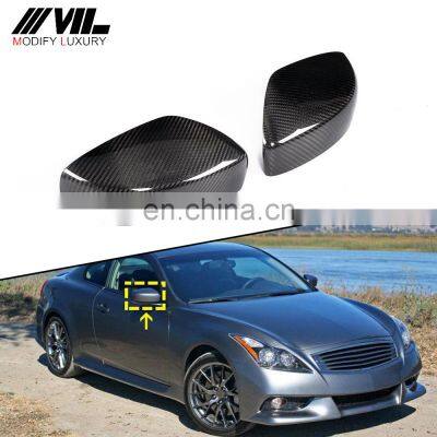 G37 Carbon Fiber mirror cover for Infiniti G25 G37 2007-2013