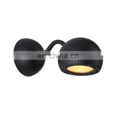 Modern Metal Aisle Background Wall LED Spotlight Black And White Interior Decoration Wall Lamp