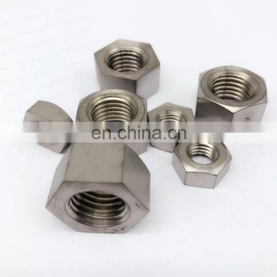 0# 80UNF High quality and low price wholesale 304 Stainless steel inch hex nuts American system hex nut