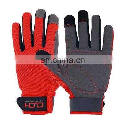 HANDLANDY Microfiber Palm Garden Light Work Industrial Working Gloves