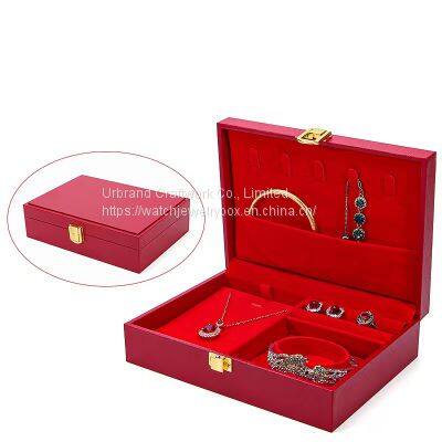 New Set Wedding Suit Jewelry Storage Box Wedding Ring Pendant Bracelet Packaging Box photo-5