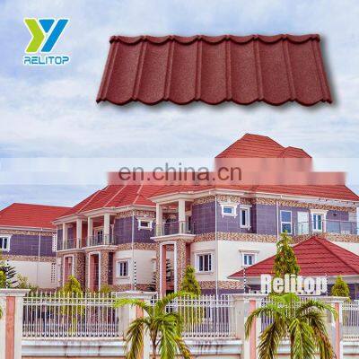 Building Material Villa Classic Type Stone Coated Metal Roof Tile Factory Wholesale