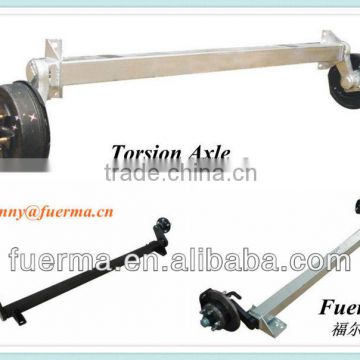 boat trailer rubber torsion axle