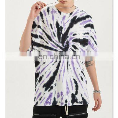 2021 Manufacturers Customize 200gsm Best Colorful Printed 100% Cotton Men Oversized T-shirt photo-4