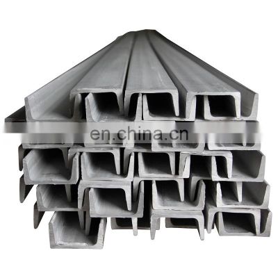 Factory Price American Standard Sizes AISI 304 316 304L 316L Hot Rolled Stainless Steel Channel Bars