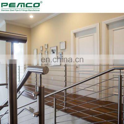 New Design Interior 304 Stainless Steel Pipe Stair Handrail photo-5