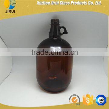 Big Volume Amber Glass Wine Jar