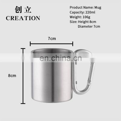 Factory Direct Promotional 8oz Stainless Steel Funny Mini 220ml Freezer Boot Frosted Unbreakable Beer Mug With Bell photo-2
