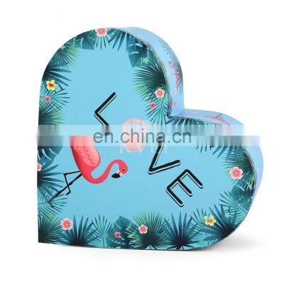 Wholesale Mothers Day Valentine Portable Flower Bouquet Small Heart Shape Flower Gift Box