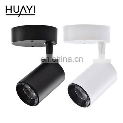 HUAYI High Quality Cheap Price Aluminum 7w Surfaced Mounting Indoor Market Bedroom LED Spot Light