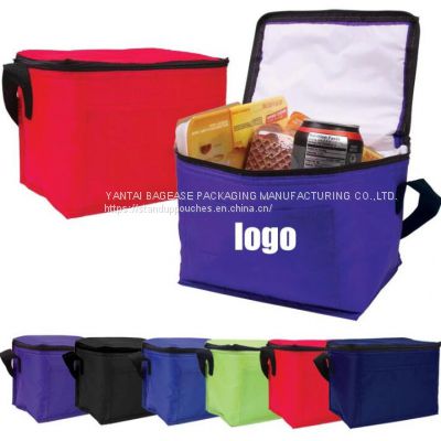 Insulated Thermal Non Woven Aluminum Foil Cooler Bag For Frozen Food,Reusable Insulated Aluminum Foil Thermal Lunch Cool