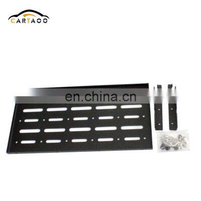 Black Aluminum Alloy Tailgate Storage Table Folding for Jeep Wrangler 07-17 Tailgate Table