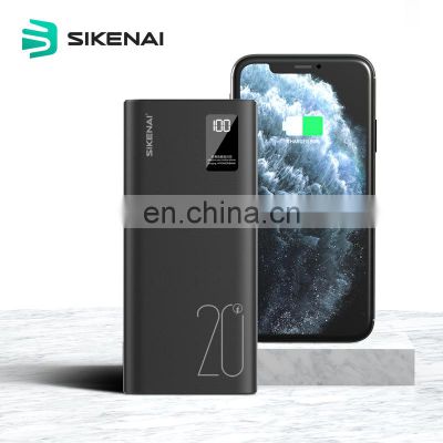 Sikenai QS-20 40W LED Power Bank 20000 Mah Fast Charge Power Bank