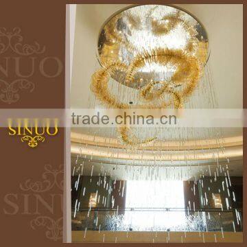 Lobby high elegant decorative chandelier lamp